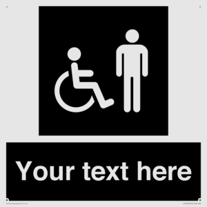 Custom information: black panel disabled and male